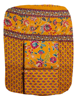 DRAVINAM Trends Jaipuri Print Cambric Cotton Unstitched Salwar Suit Dress Material for Women with Mulmul Cotton Dupatta
