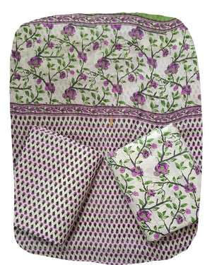 DRAVINAM Trends Jaipuri Print Cambric Cotton Unstitched Salwar Suit Dress Material for Women with Mulmul Cotton Dupatta
