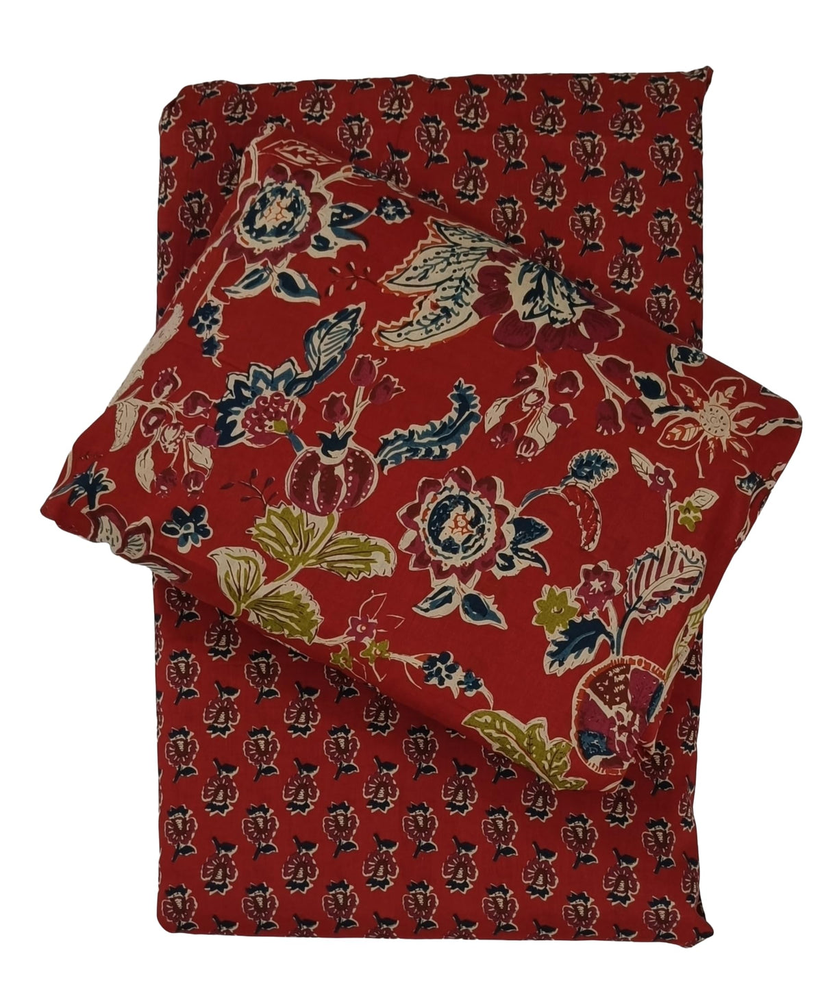 DRAVINAM Trends Jaipuri Print Cambric Cotton Unstitched Salwar Suit Dress Material for Women (Kurta Pant Fabric set)