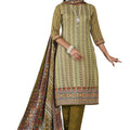 DRAVINAM Trends Women's Unstitched Digital Printed Winter Pure Woollen Pashmina Pakistani Salwar Kameez Suit Dress Materials with Shawl Dupatta