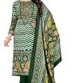 DRAVINAM Trends Women's Winter Wear Pakistani Printed Pashmina Unstitch Salwar Suit Dress Material with Pashmina Printed Shawl Dupatta