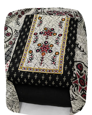 DRAVINAM Trends Women's Cambric Cotton Dress Material | Unstitch Printed Suit Set with Cotton Dupatta