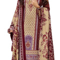 DRAVINAM Trends Women's Unstitched Winter Wear Woollen Pashmina Salwar Suit Dress Material with Pashmina Printed Shawl Dupatta
