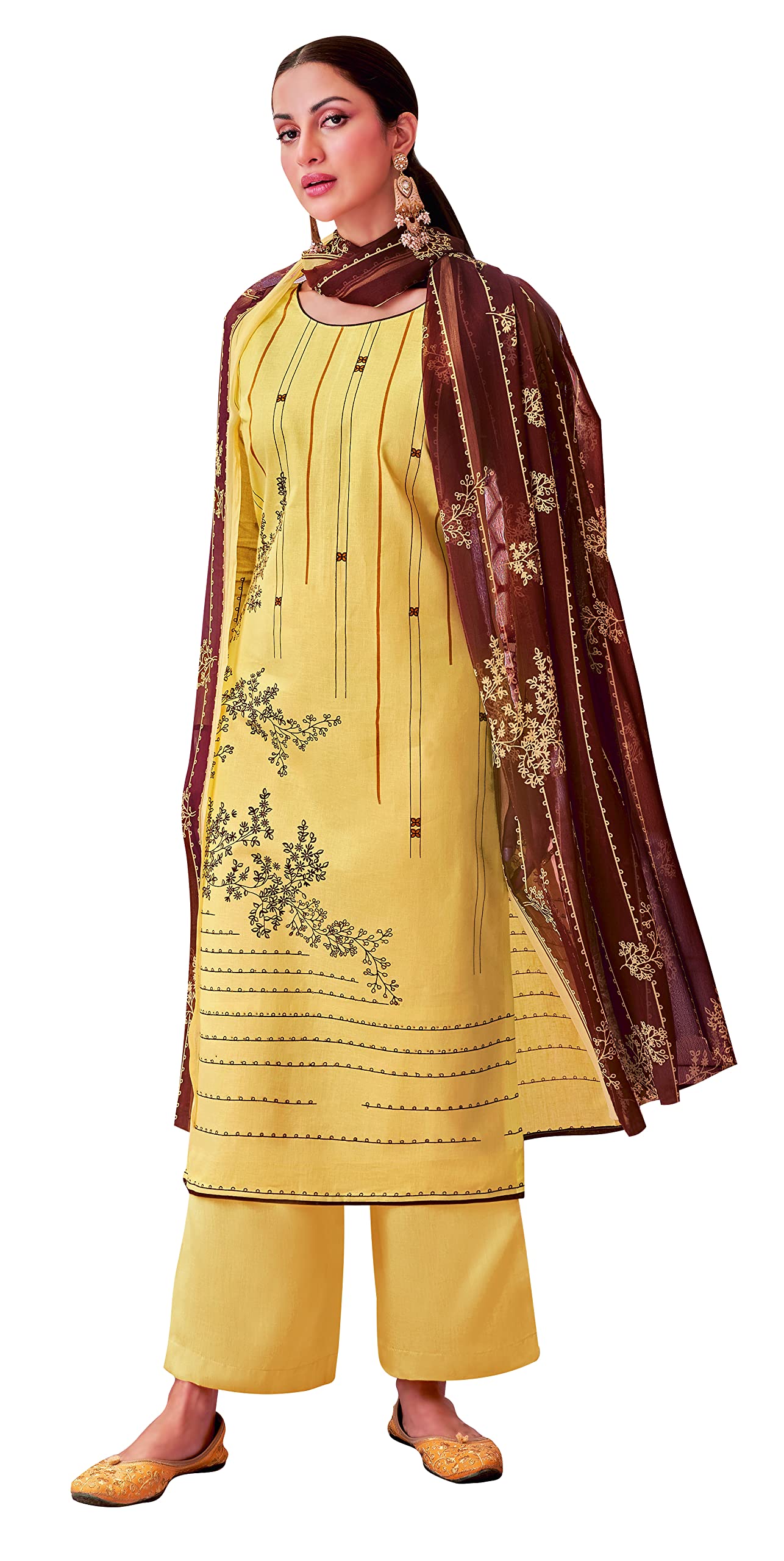Womens Suit Set (Unstitch Dress Material)