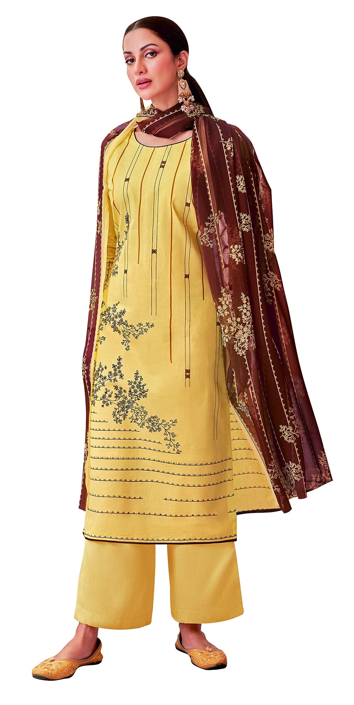 DRAVINAM Trends Womens Suit Set (Unstitch Dress Material)