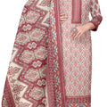 DRAVINAM Trends Women's Unstitched Winter Wear Kashmiri Kani Printed Heavy Woolen Pashmina Salwar Suit Dress Material with Printed Shawl Dupatta