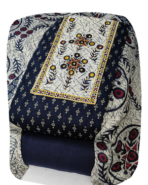 DRAVINAM Trends Women's Cambric Cotton Dress Material | Unstitch Printed Suit Set with Cotton Dupatta