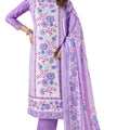 DRAVINAM Trends Women's Unstitched Salwar Suit Dress Material - Cotton Printed Hand Embroidered Kameez II Unstitched Bottoms II Cotton Dupatta