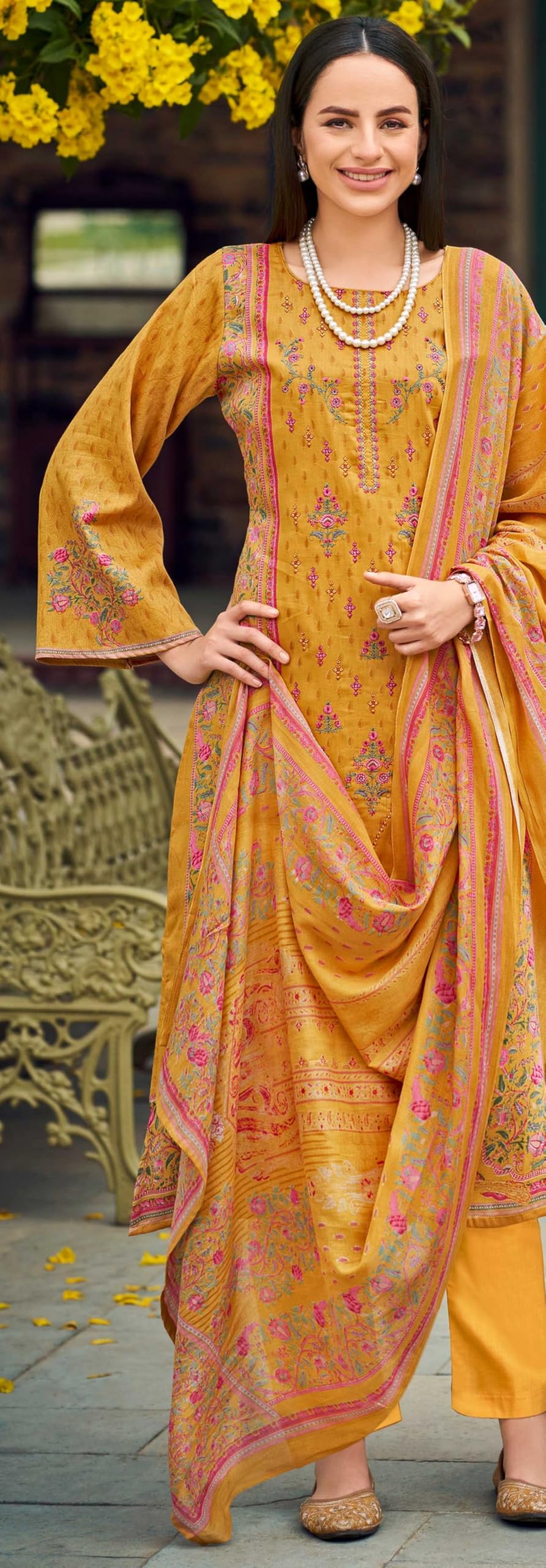 DRAVINAM Trends Kurti 2.50 mtrs,PURE COTTON SOLID DYED (2.7 m),PURE VISCOSE LAWN MULMUL DIGITAL PRINT BOX PALLU|Purple