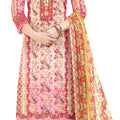 DRAVINAM Trends Pure Pashmina Siroski Work Digital Printed Unstitched Salwar Suit Material with Pashmina Printed Dupatta