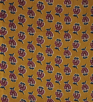 DRAVINAM Trends Jaipuri Print Cambric Cotton Unstitched Salwar Suit Dress Material for Women (Kurta Pant Fabric set)