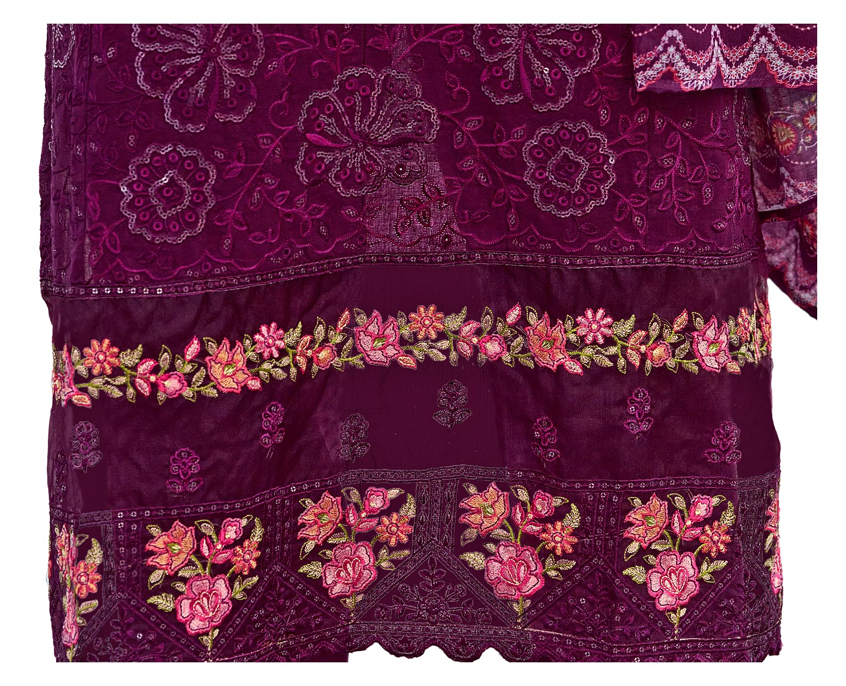 DRAVINAM Trends Kurti 2.50 mtrs, Pure Cotton (3 mtrs apx), Pure MAL MAL Cotton Dupatta Digital Print|Rust