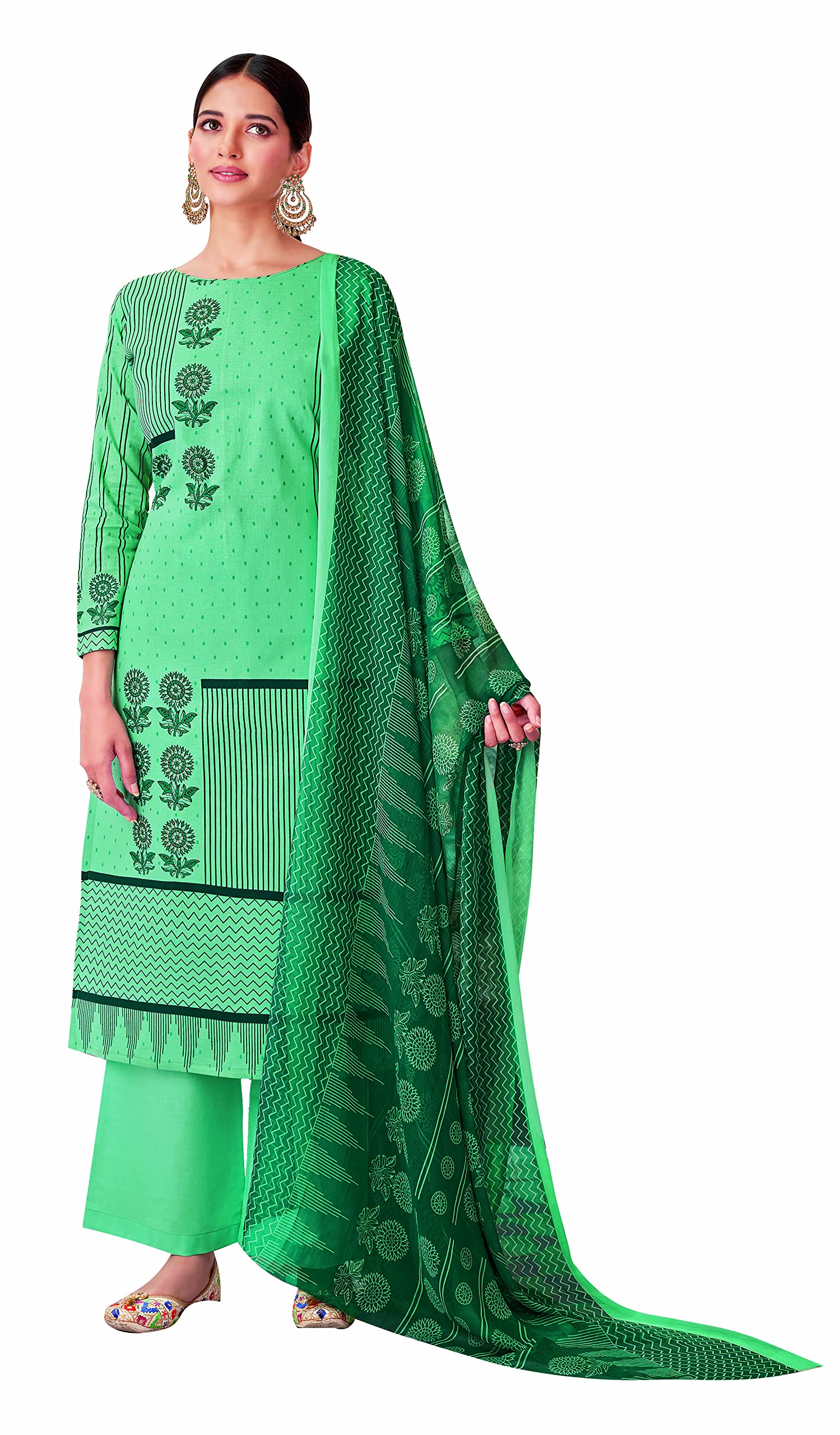 DRAVINAM Trends Womens Suit Set (Unstitch Dress Material)