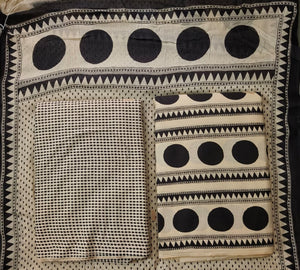 DRAVINAM Trends Jaipuri Print Cambric Cotton Unstitched Salwar Suit Dress Material for Women with Mulmul Cotton Dupatta