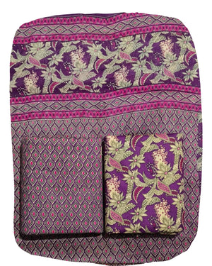 DRAVINAM Trends Jaipuri Print Cambric Cotton Unstitched Salwar Suit Dress Material for Women with Mulmul Cotton Dupatta