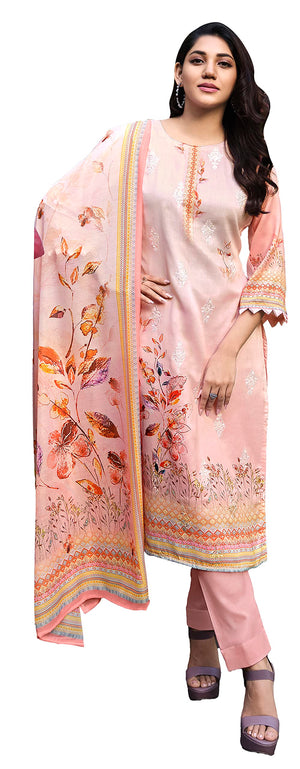 DRAVINAM Trends Cotton Printed Kurta Set