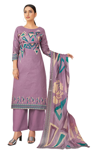 DRAVINAM Trends Kurti 2.50 mtrs,Viscose Reyon Dyed (2.7 m),Viscose German Half Pure Designer Print Dupatta (2.25 m)|Green