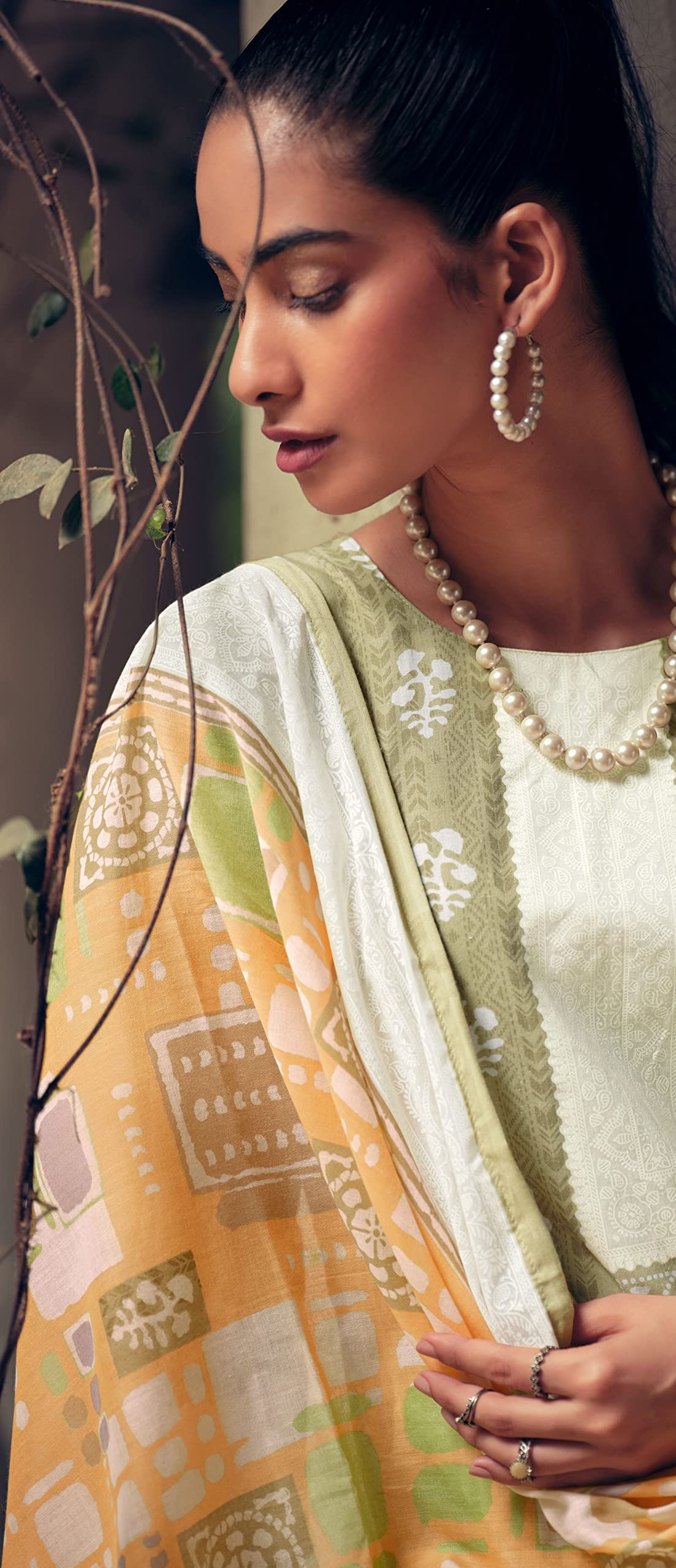 DRAVINAM Trends Unstitch Cotton Salwar Suit Set