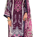DRAVINAM Trends Lawn Cotton Pakistani Embroidered Suit Dress Material with Unstitched Bottoms and Cotton Dupatta