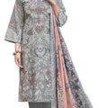 DRAVINAM Trends Women's Unstitched Premium Cotton Suit Material - Soft Cotton Digital Printed Embroidered Kameez II Unstitch Bottoms II Cotton Malmal Printed Dupatta