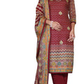 DRAVINAM Trends Women's Unstitched Digital Printed Winter Pure Woollen Pashmina Pakistani Salwar Kameez Suit Dress Materials with Woolen Shawl Dupatta