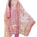 DRAVINAM Trends Kurti 2.50 mtrs, Pure Cotton Salwar (3 mtrs apx), Pure Cotton Mal Mal Print (2.30|Pink