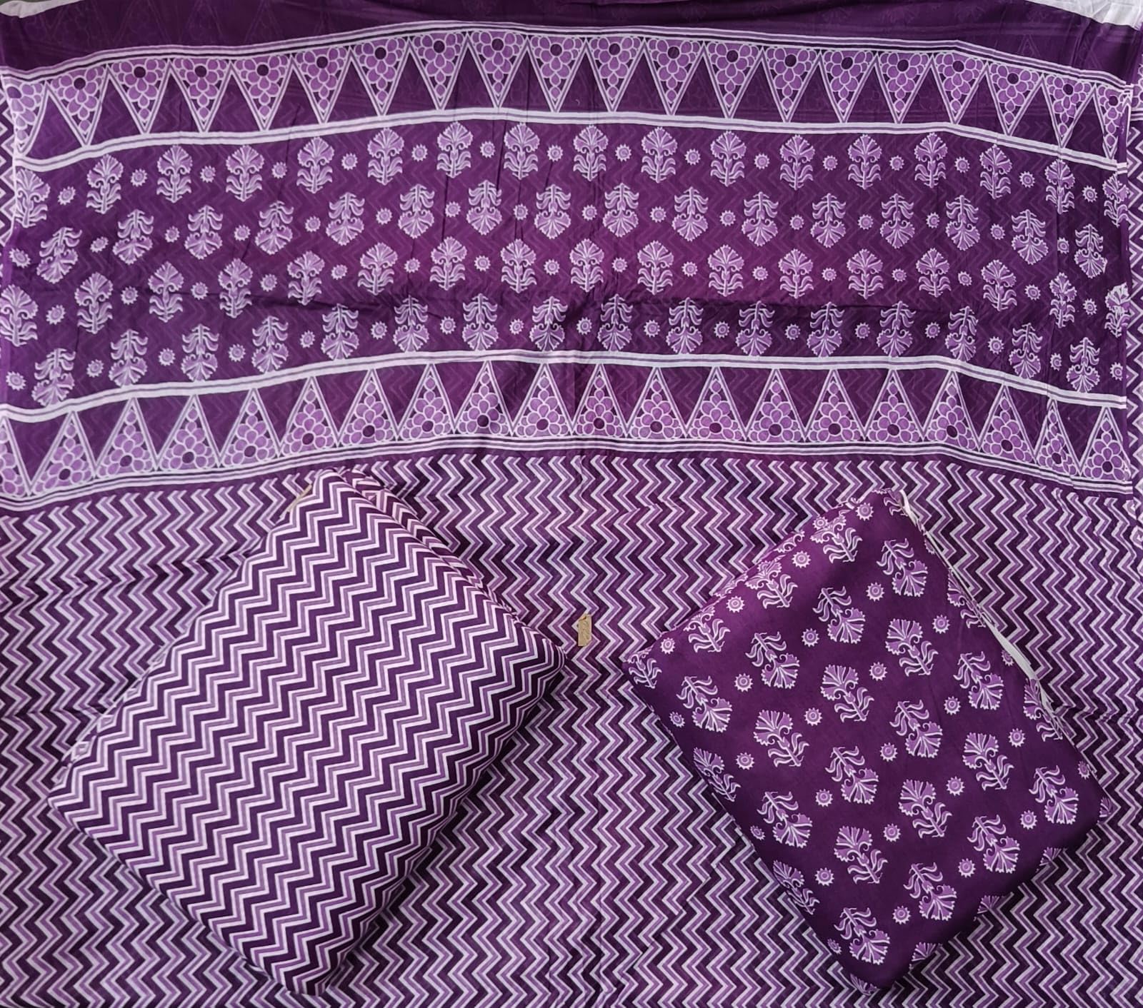 DRAVINAM Trends Jaipuri Print Cambric Cotton Unstitched Salwar Suit Dress Material for Women with Mulmul Cotton Dupatta