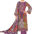 DRAVINAM Trends Women's Unstitched Salwar Suit Dress Material - Pure Cambric Cotton Pakistani Print Embroidered Kameez II Pure Cotton Bottoms II Pure Cotton Dupatta