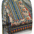 DRAVINAM Trends Women's Cambric Cotton Dress Material | Unstitch Kalamkari Printed Suit Set with Cotton Dupatta