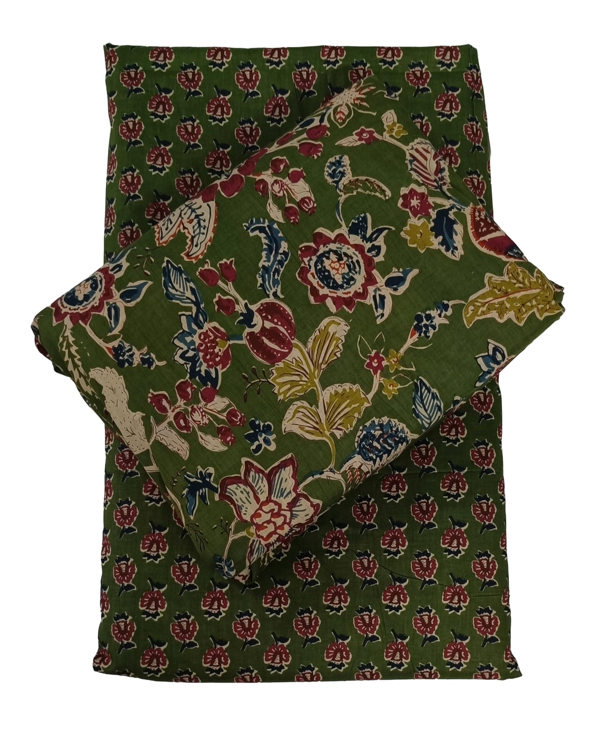 DRAVINAM Trends Jaipuri Print Cambric Cotton Unstitched Salwar Suit Dress Material for Women (Kurta Pant Fabric set)