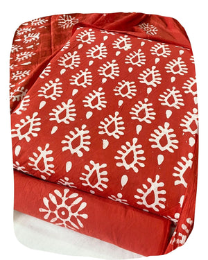 DRAVINAM Trends Unstitched Jaipuri Handmade Wax Batik Print Soft Cotton Dress Material with Dupatta