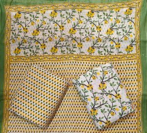 DRAVINAM Trends Jaipuri Print Cambric Cotton Unstitched Salwar Suit Dress Material for Women with Mulmul Cotton Dupatta