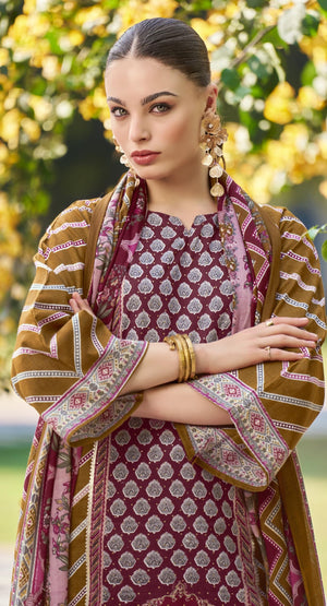 DRAVINAM Trends Kurti 2.50 mtrs, Pure Cotton (3 mtrs apx), Pure MAL MAL Cotton Dupatta Print (2.30|Black
