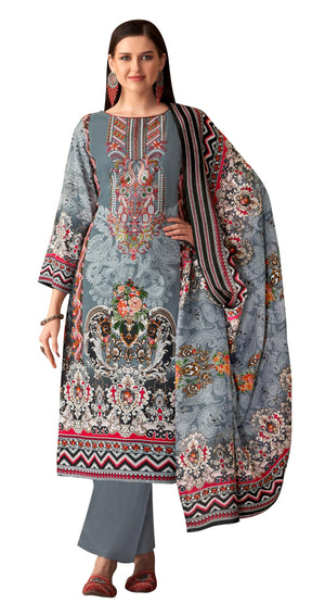 DRAVINAM Trends Women's Unstitched Dress Material
