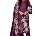 DRAVINAM Trends Women's winter wear unstitched hand work Woollen Pashmina Suit Dress Material with Pashmina Printed Shawl Dupatta