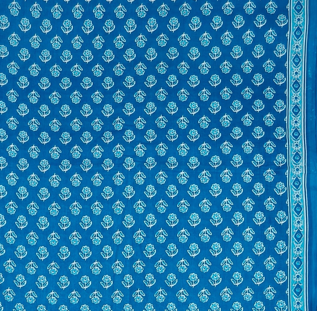 DRAVINAM Trends Jaipuri Print Cambric Cotton Unstitched Salwar Suit Dress Material for Women with Mulmul Cotton Dupatta