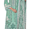 DRAVINAM Trends Women's Unstitched Premium Pure Cambric Cotton Embroidered Suit Material