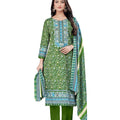 DRAVINAM Trends Women's Unstitched Kaani Kashmiri Print Woolen Winter wear Dress Material Fabric for Salwar Suit with printed pashmina Kashmiri shawl dupatta