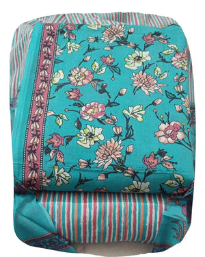 DRAVINAM Trends Jaipuri Print Cambric Cotton Unstitched Salwar Suit Dress Material for Women with Mulmul Cotton Dupatta