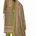 DRAVINAM Trends Women's Unstitched Winter Wear Kani Printed Heavy Woolen Pashmina Salwar Suit Dress Material with Printed Shawl Dupatta