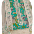 DRAVINAM Trends Women's Pure Cotton Floral Print Suit Set with Chikankari Palazzo & Mulmul Dupatta