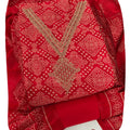DRAVINAM Trends Womens Modal Silk Unstitched Suit Material with Embroidered Printed Kurta Pant and Dupatta
