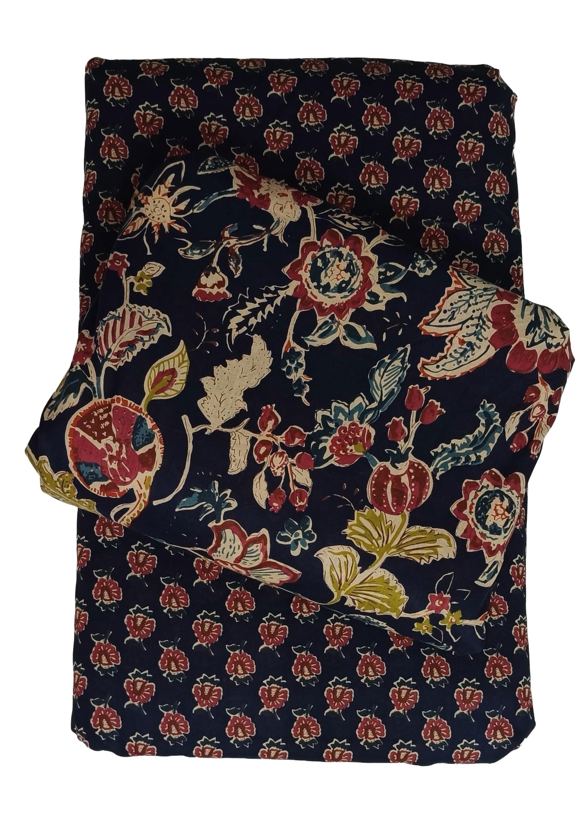 DRAVINAM Trends Jaipuri Print Cambric Cotton Unstitched Salwar Suit Dress Material for Women (Kurta Pant Fabric set)