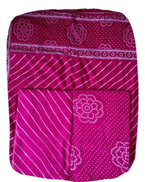 DRAVINAM Trends Jaipuri Print Cambric Cotton Unstitched Salwar Suit Dress Material for Women with Mulmul Cotton Dupatta