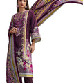 DRAVINAM Trends Women's Unstitched Pakistani Print Embroidered Cotton Salwar Suit Dress Materials with Cotton Printed Dupatta