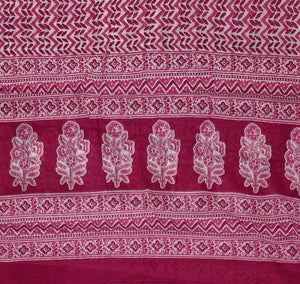 DRAVINAM Trends Jaipuri Print Cambric Cotton Unstitched Salwar Suit Dress Material for Women with Mulmul Cotton Dupatta