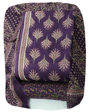 DRAVINAM Trends Jaipuri Print Cambric Cotton Unstitched Salwar Suit Dress Material for Women with Mulmul Cotton Dupatta