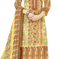 DRAVINAM Trends Pure Pashmina Siroski Work Digital Printed Unstitched Salwar Suit Material with Pashmina Printed Shawl Dupatta