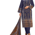 DRAVINAM Trends Women's Unstitched Salwar Suit Dress Material - Cotton Digital Printed Organza Embroidered Kameez II Unstitch Bottoms II Cotton Dupatta