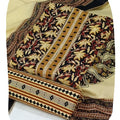 DRAVINAM Trends Women's Jaipuri Printed Embroidered and Hand Work Premium Cambric Cotton Unstitched Salwar Suit Dress Material with Mulmul Cotton Dupatta